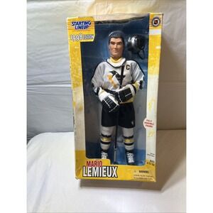 Starting Lineup- 12" MARIO LEMIEUX DOLL- 1998 EDITION- NHL- PITTSBURG PENGUINS